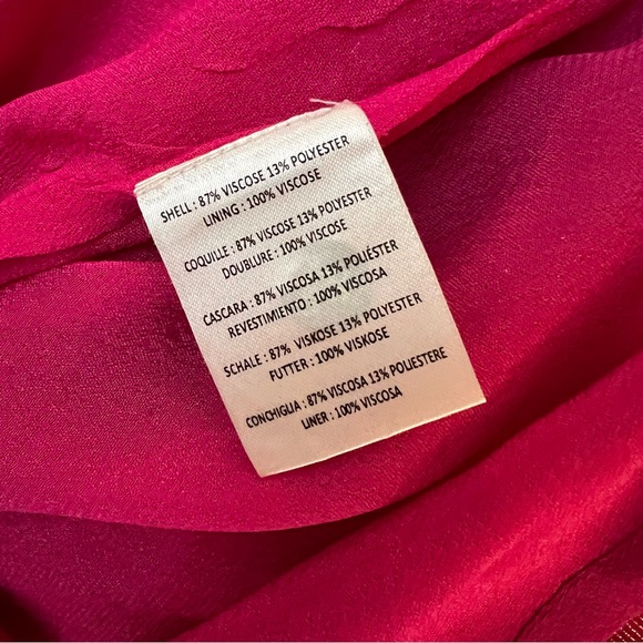 Rococo Sand Emi Long Dress in Metallic Red Ombre - Picture 10 of 10